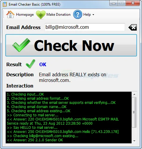 Email Checker Basic 스크린샷 1