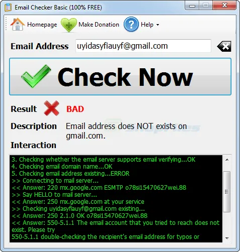 Email Checker Basic 스크린샷 2