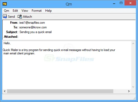 Qm - The Quick Mailer 스크린샷 1