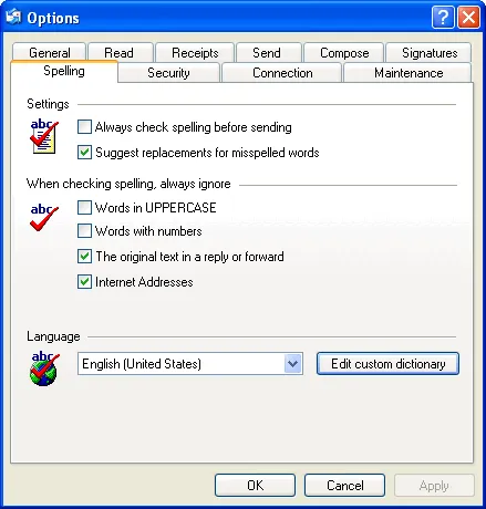 Spell Checker For OE 스크린샷 2