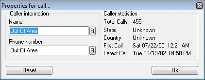 AnalogX CallerID 스크린샷 2