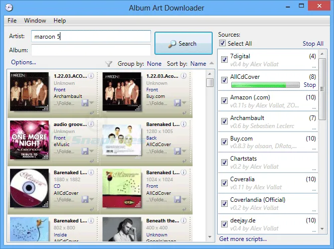 Album Art Downloader XUI 스크린샷 1