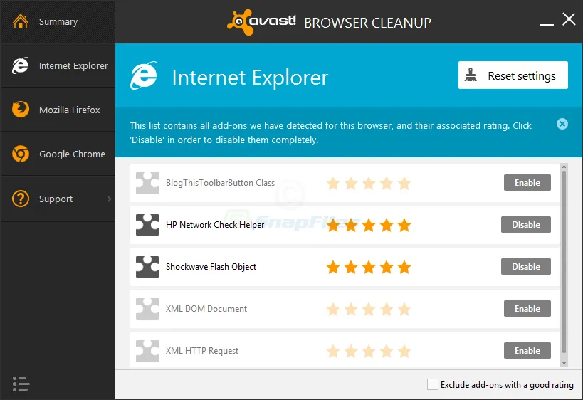 Avast Browser Cleanup Tool 스크린샷 2