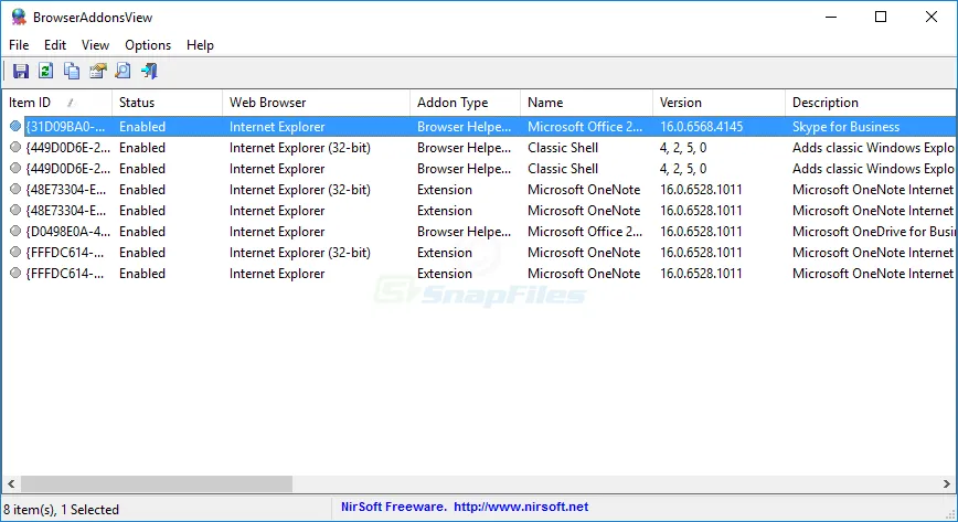 BrowserAddonsView 스크린샷 1