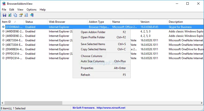 BrowserAddonsView 스크린샷 2