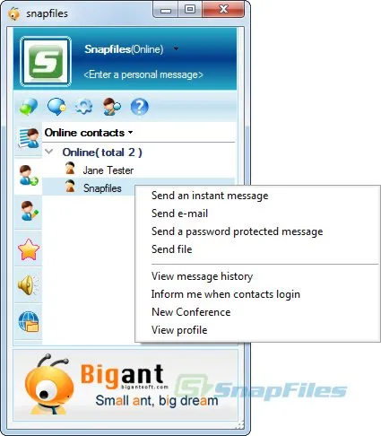 BigAnt Office Messenger 스크린샷 1