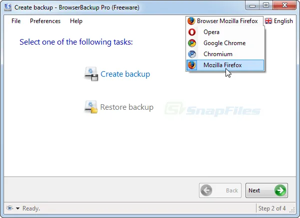 BrowserBackup Pro 스크린샷 1