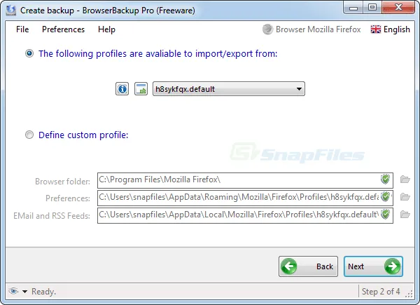 BrowserBackup Pro 스크린샷 2