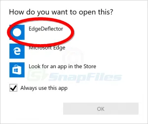 EdgeDeflector 스크린샷 1