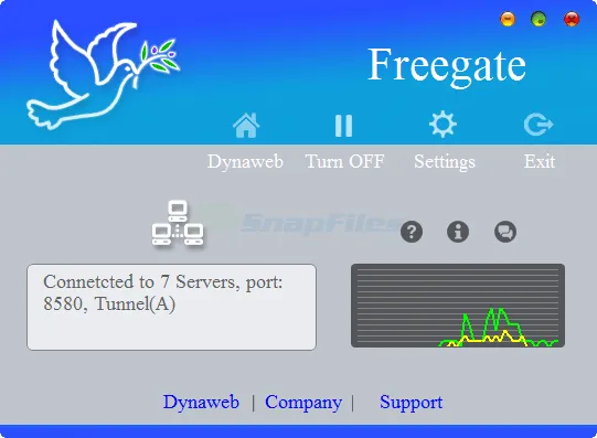 Freegate 스크린샷 1