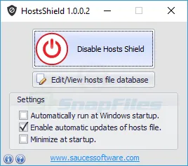 HostsShield 스크린샷 2