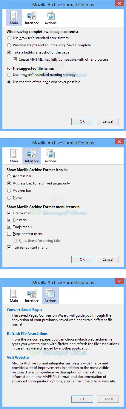 Mozilla Archive Format 스크린샷 2