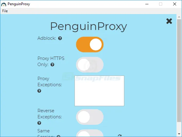 PenguinProxy 스크린샷 2