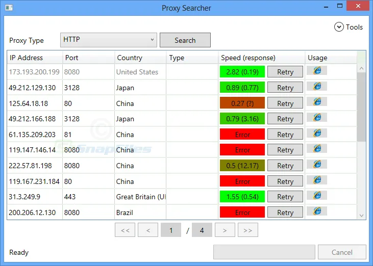 Burds Proxy Searcher 스크린샷 1