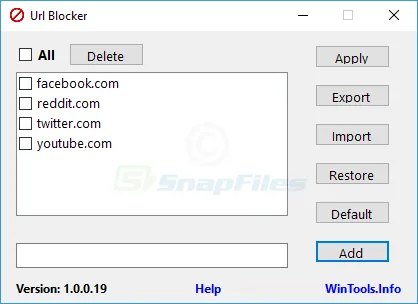 Url Blocker 스크린샷 1