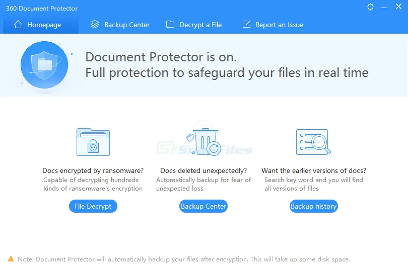 360 Document Protector 스크린샷 1