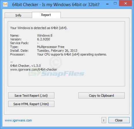 64bit Checker 스크린샷 2