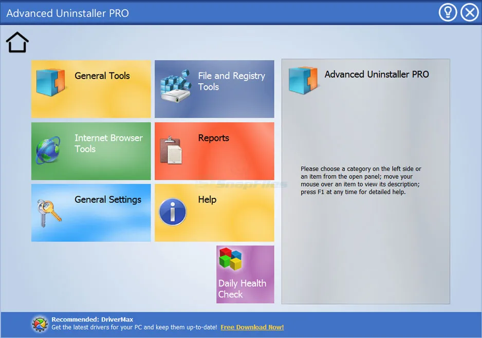 Advanced Uninstaller PRO 스크린샷 1