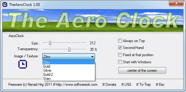 TheAeroClock 스크린샷 2
