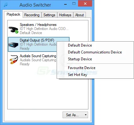 Audio Switcher 스크린샷 1