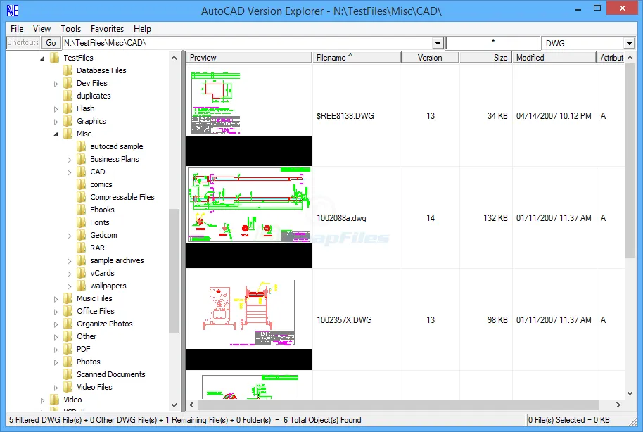 AutoCAD Version Explorer 스크린샷 1