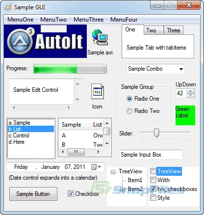AutoIt 스크린샷 2