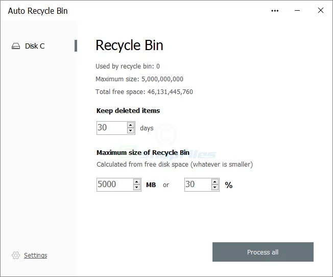 Auto Recycle Bin 스크린샷 1