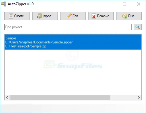 AutoZipper 스크린샷 2