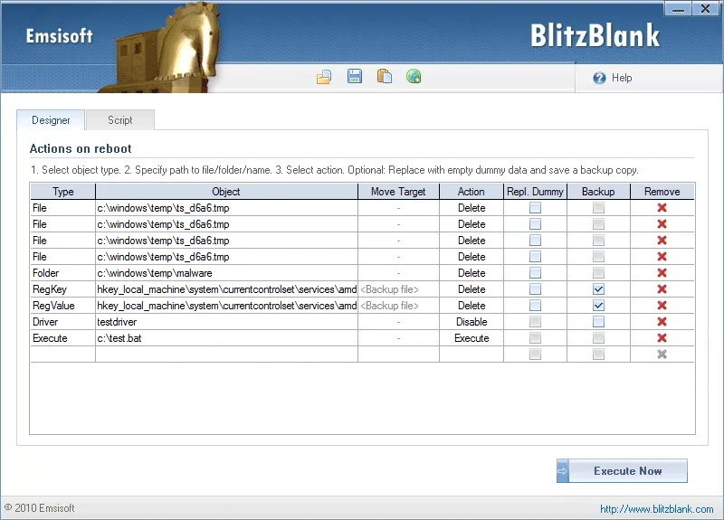 Emsisoft BlitzBlank 스크린샷 1