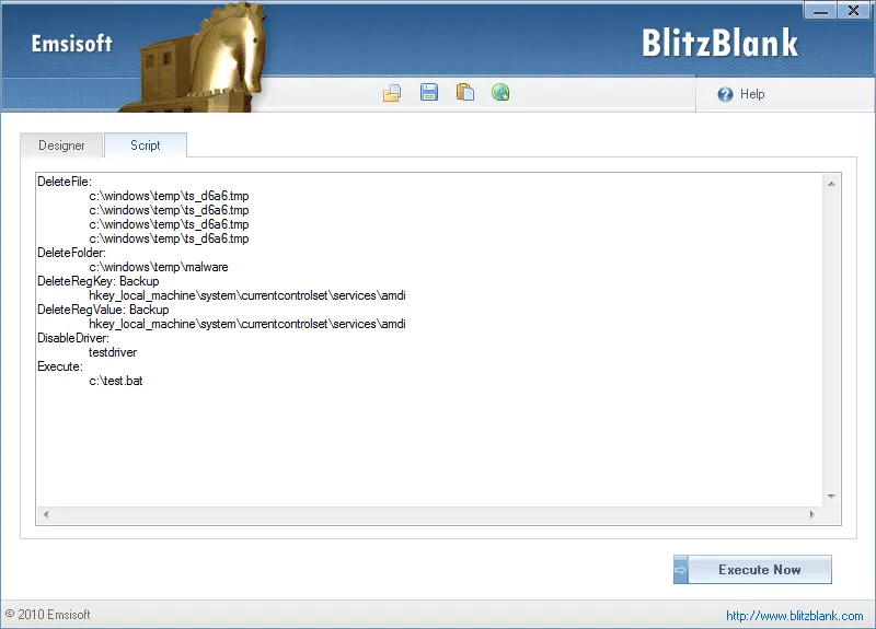 Emsisoft BlitzBlank 스크린샷 2