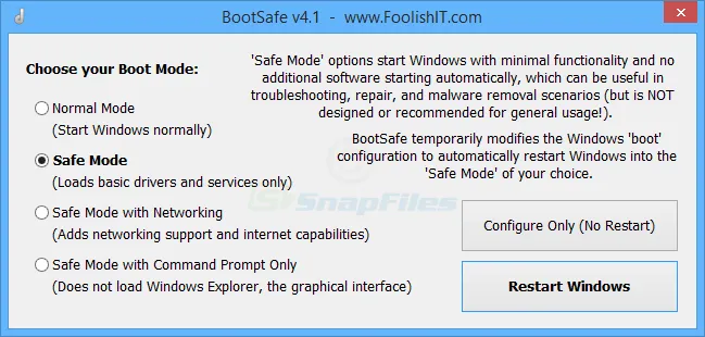 BootSafe 스크린샷 1