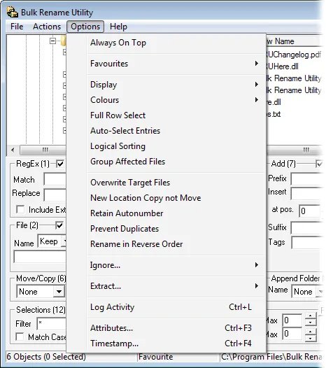 Bulk Rename Utility 스크린샷 2