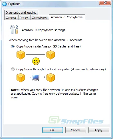 CloudBerry Explorer for Amazon S3 스크린샷 2