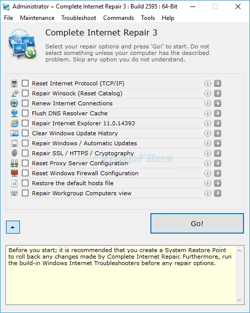 Complete Internet Repair 스크린샷 1