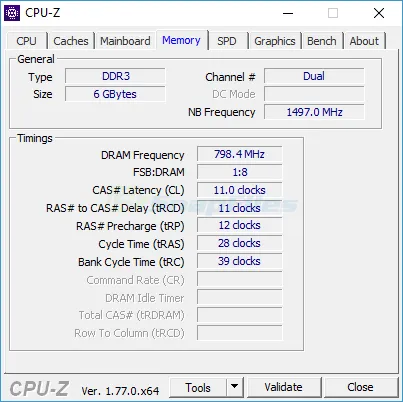 CPU-Z 스크린샷 2