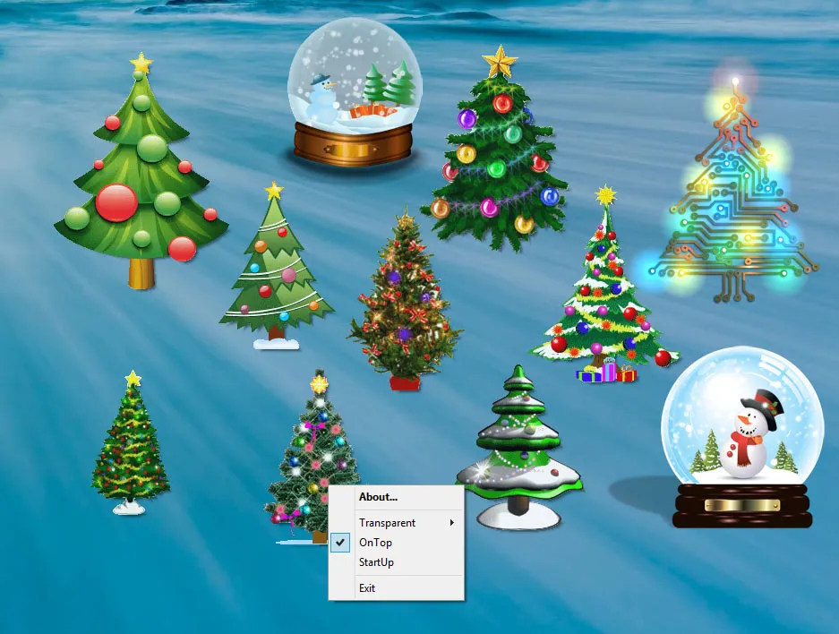 Desktop Christmas Trees 스크린샷 1