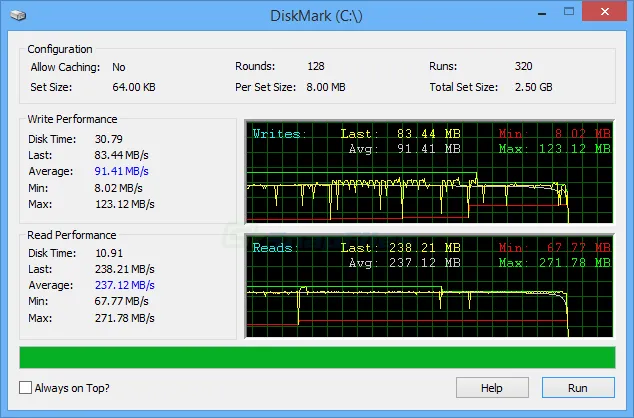 DiskMark 스크린샷 1