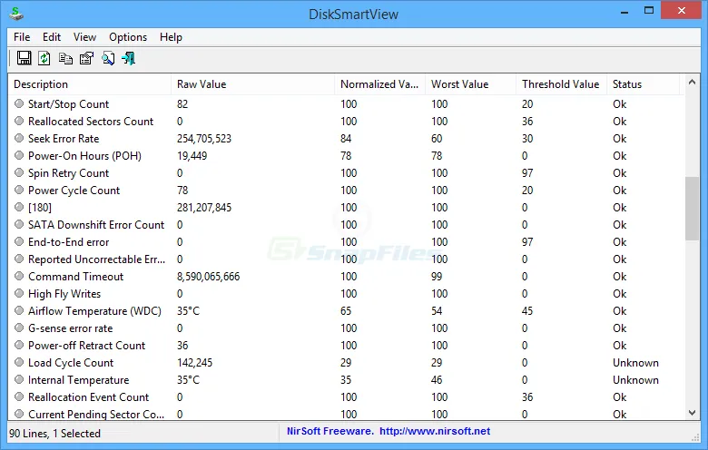 DiskSmartView 스크린샷 1