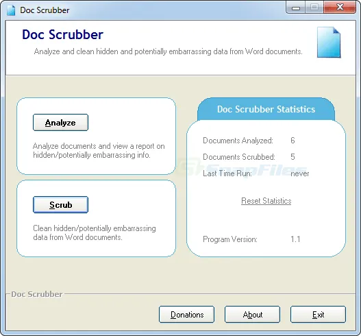 Doc Scrubber 스크린샷 1