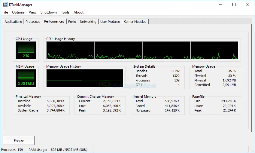 DTaskManager 스크린샷 2