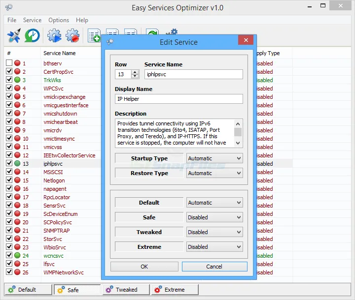 Easy Service Optimizer 스크린샷 2