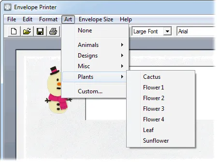 Envelope Printer Lite 스크린샷 2