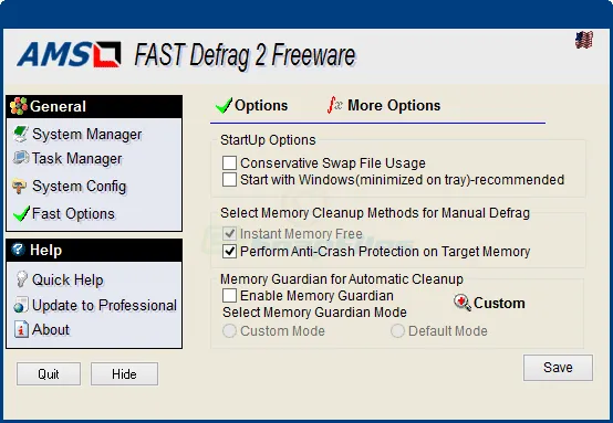 Fast Defrag Standard 스크린샷 2