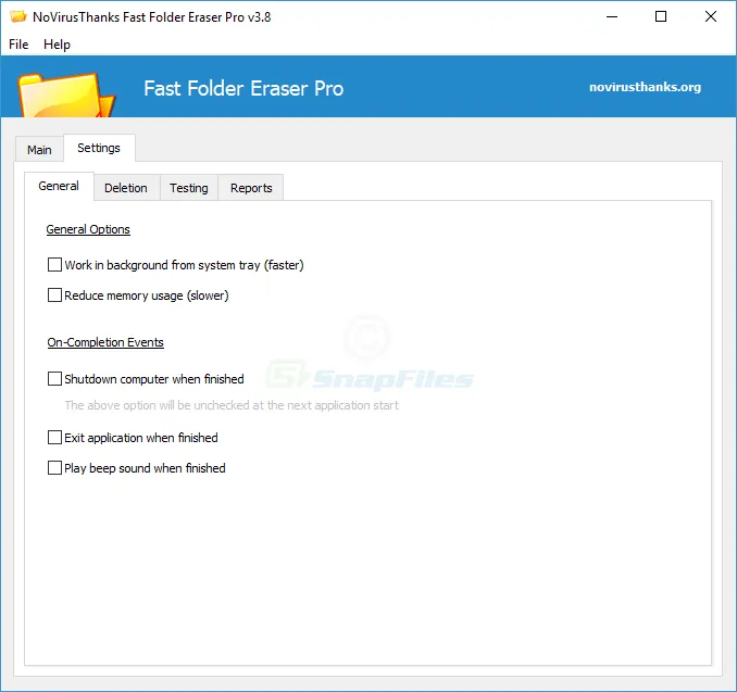 Fast Folder Eraser Pro 스크린샷 2