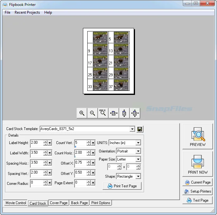 Flipbook Printer 스크린샷 2