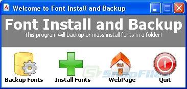 Font Install & Backup 스크린샷 1