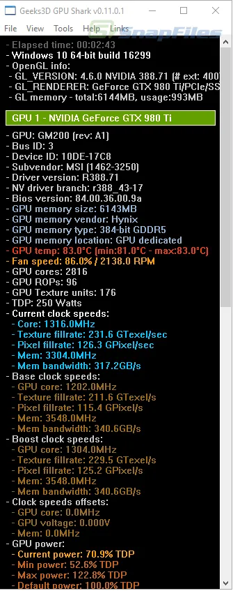 GPU Shark 스크린샷 2
