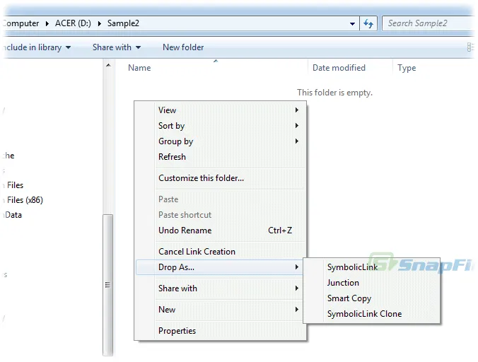 Hardlink Shell Extension 스크린샷 2