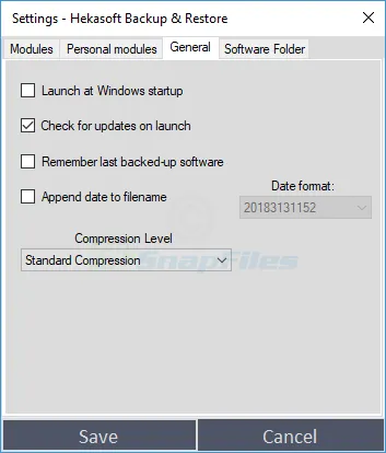 Hekasoft Backup & Restore 스크린샷 2