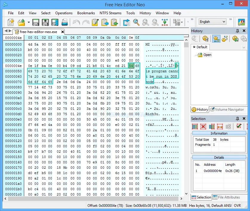 Free Hex Editor Neo 스크린샷 1